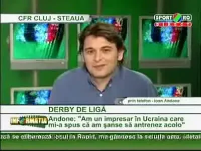 Andone: CFR are prima sansa in meciul cu Steaua!