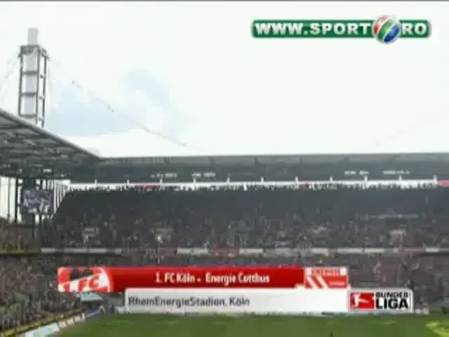 FC Koln 1 - 0 Energie Cottbus: Vezi rezumat
