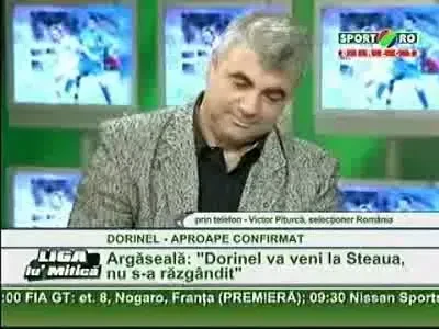 Piturca: "Dorinel este seful, trebuie sa se impuna daca ajunge la Steaua!"