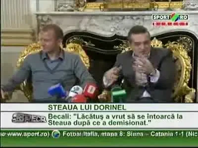 Becali: Lacatus a vrut sa revina. Eu nu am vrut