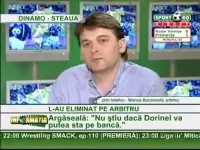 Arbitrul Bocaneala povesteste cum a fost BUMBACIT la Suceava!