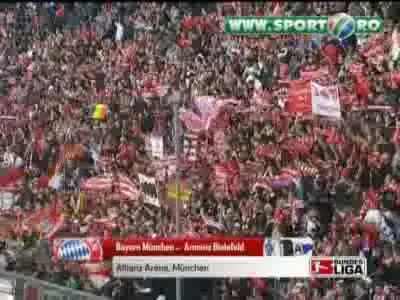 A 5-a victorie consecutiva! Bayern Munchen 3-1 Arminia Bielefeld