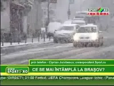 VIDEO: Vezi imagini cu potopul de la Brasov! Vezi echipele!