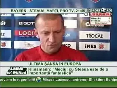 Suntem intr-o situatie delicata, dar visez sa castig cu Bayern