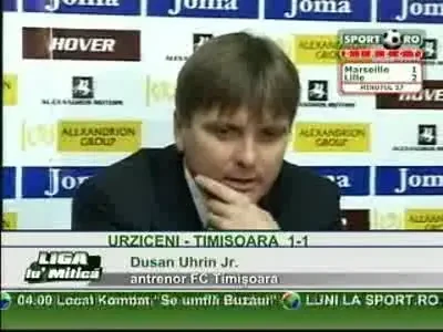 Uhrin: Urziceni este o echipa puternica, sunt bucuros de egal!
