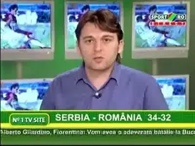 Pregatirea inainte de Campionatul European: Serbia 34-32 Romania