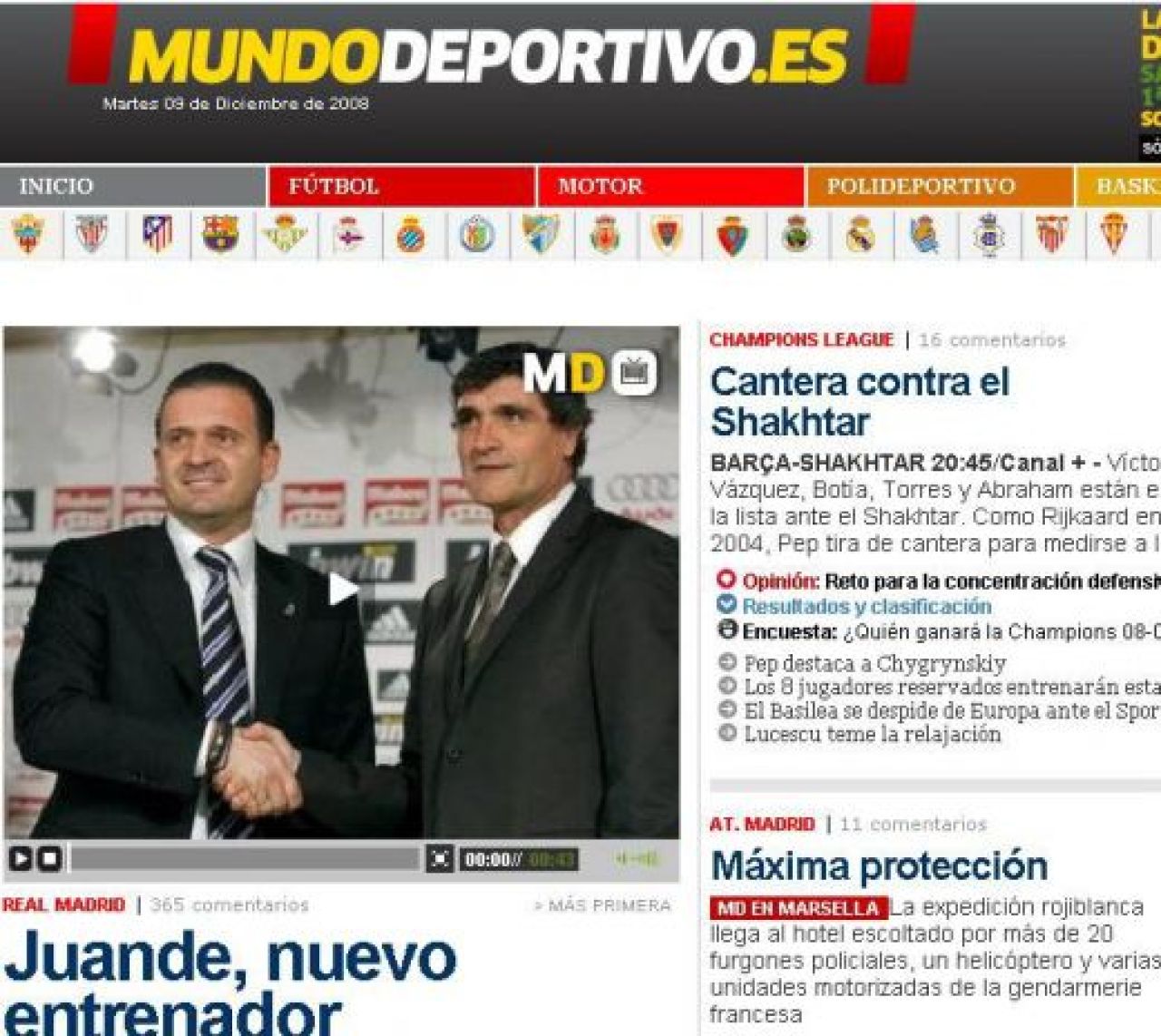 VIDEO: Juande Ramos, noul antrenor al lui Real: