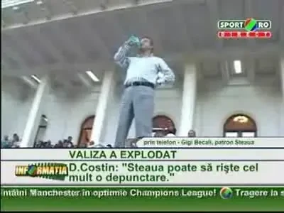 VIDEO: Ai zice ca are probleme! Vezi cum rade Becali cand citeste stenogramele!