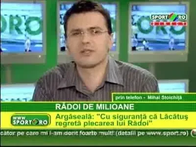 Stoichita: Radoi poate juca la echipa nationala. Face 4 ora pana in Romania!