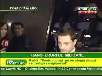 Prima zi fara Radoi la Steaua! "Astept tricoul si medalia de campion de la Steaua"