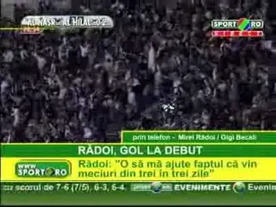 Dialog emotionant intre Gigi Becali si Radoi, in direct la Sport.ro: