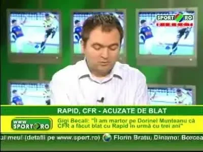 Mihai Mironica: Meciul CFR - Rapid e ca-n Clanul Soprano. Soprano cel Mare spune ca Sopranel a facut si el... :))
