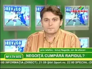 Negoita anunta: "Daca Taher nu mai vrea, cumpar eu Rapidul!"