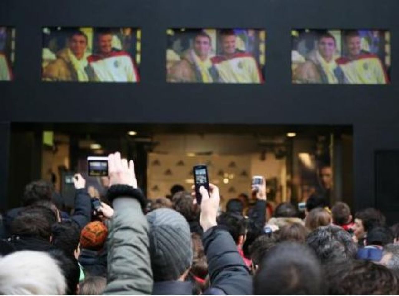 FOTO / Beckham, spionul lui United / Chivu face senzatie la antrenament!_5