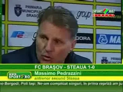 Pedrazzini: Suntem dezamagiti, trebuie sa muncim daca vrem titlul!