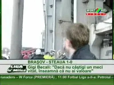 VIDEO: Jucatorii Stelei au fost huiduiti de fani la Brasov!