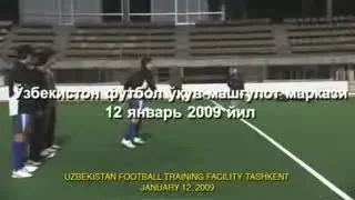 Genial! Lectie pentru Mutu si Chivu! Vezi cum se antreneaza nationala din Uzbekistan!