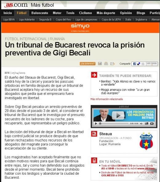 Gigi is FREE! Vezi cum a reactionat presa din Italia si Spania dupa eliberarea lui Becali_4
