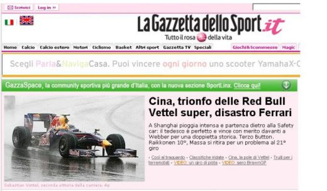 Dezastru pentru Ferrari! Vettel a castigat MP al Chinei, Webber pe 2, Button pe 3, Hamilton abia pe 6!_3
