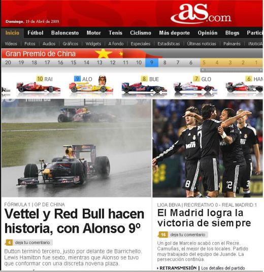 Dezastru pentru Ferrari! Vettel a castigat MP al Chinei, Webber pe 2, Button pe 3, Hamilton abia pe 6!_5