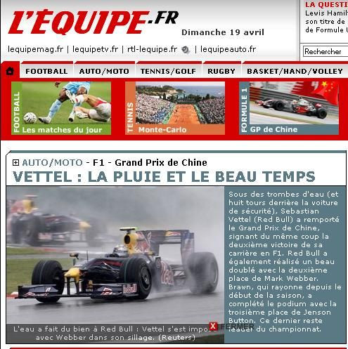 Dezastru pentru Ferrari! Vettel a castigat MP al Chinei, Webber pe 2, Button pe 3, Hamilton abia pe 6!_4