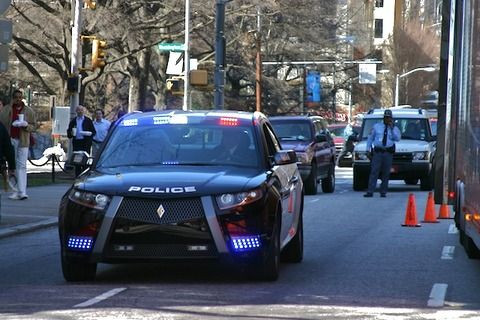 VEZI cum arata o super masina de Politie: Carbon Motors E7: NYPD!_9