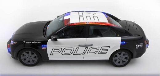 VEZI cum arata o super masina de Politie: Carbon Motors E7: NYPD!_19