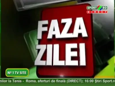 Urmareste FAZA ZILEI in fiecare zi de la 18.30 la Stirile Sport.ro!