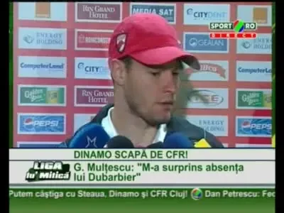 Niculae: "Am avut emotii, ii multumim lui Dolha ca a tinut poarta!"