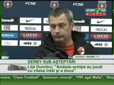 E un punct MARE! E cel mai slab joc al lui Dinamo. Noi suntem liderul, trebuia sa aratam asta