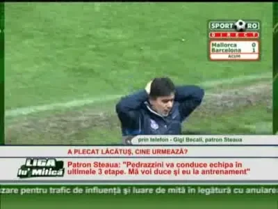 Becali: O sa aleg intre Dan Petrescu, Basarab Panduru, Walter Zenga si Cristiano Bergodi