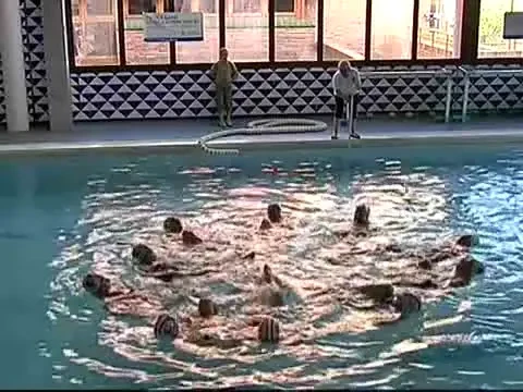 SENZATIE! Au intrat la apa! Cum poti face inot sincron la 100 de ani: