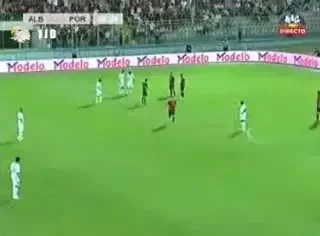 Albanezii l-au numit pe Ronaldo "Miss World 2009"! Albania 1-2 Portugalia