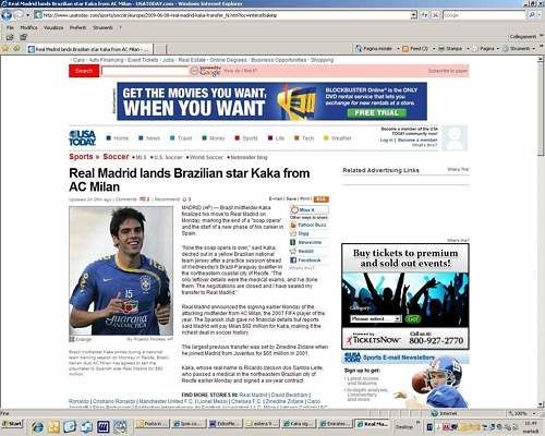 VIDEO: OFICIAL! Kaka e la Real:
