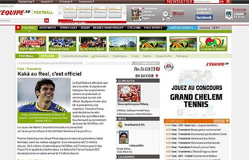 VIDEO: OFICIAL! Kaka e la Real: 