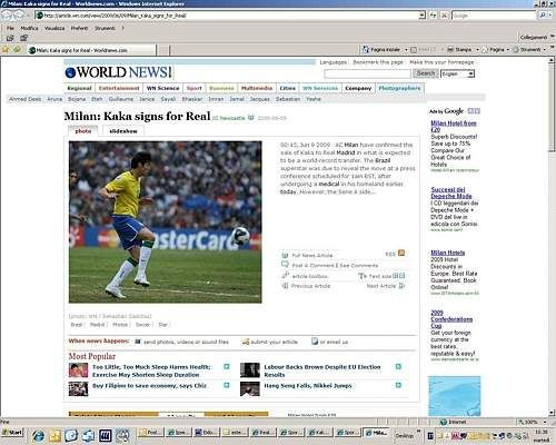 VIDEO: OFICIAL! Kaka e la Real: 