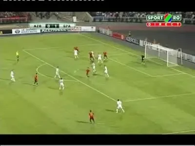 Azerbaijan 0-2 Spania! David Villa reuseste dubla cu un sut superb de la 16 metri