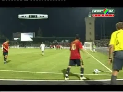 Azerbaijan 0-3 Spania! David Villa reuseste hattrick-ul din penalty