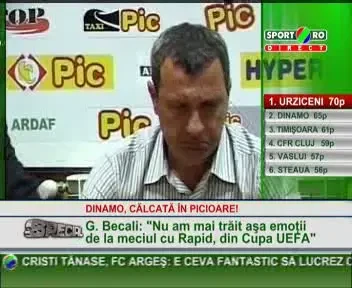 Rednic: Astept sa vad decizia TAS. Sunt multi care nu au transpirat. S-au lucrat pe ei, nu pe mine