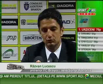 Razvan Lucescu a plans la despartirea de Brasov: "Sunt fericit, chiar daca nu am obtinut calificarea in Europa"