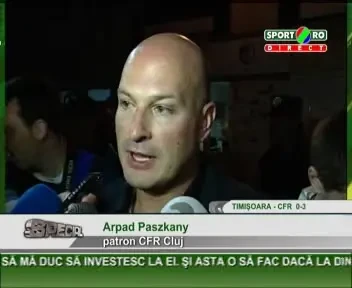 Arpad Paszkany: Putea sa fie 7-1 pentru CFR! Balaj nu influentat meciul!
