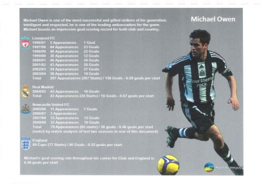 FOTO: Asa arata brosura lui Owen cu care s-a auto-propus la echipe din Anglia!_8