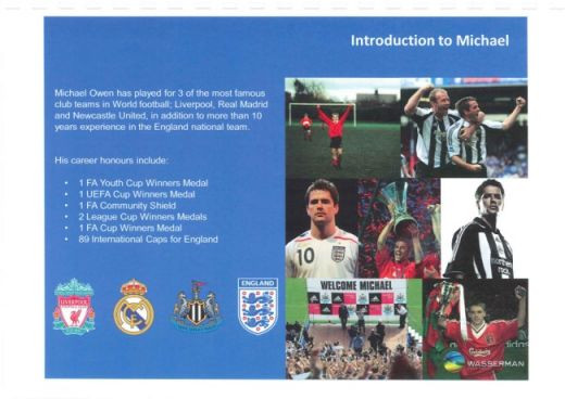 FOTO: Asa arata brosura lui Owen cu care s-a auto-propus la echipe din Anglia!_10