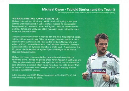 FOTO: Asa arata brosura lui Owen cu care s-a auto-propus la echipe din Anglia!_25