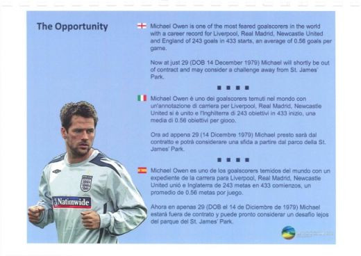 FOTO: Asa arata brosura lui Owen cu care s-a auto-propus la echipe din Anglia!_33