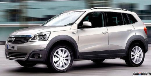 Dacia SUV - Primele poze spion!_2