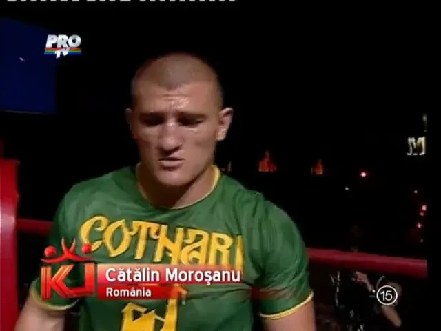 VIDEO: Morosanu l-a facut KO dintr-un pumn pe adversarul de la LK Sarajevo!