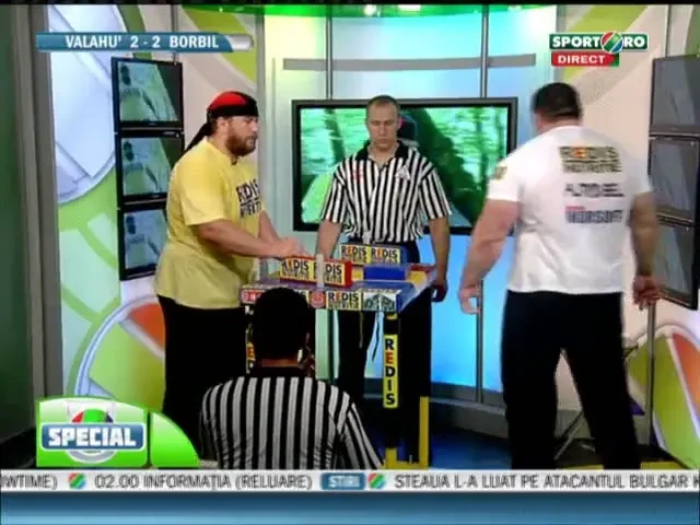 Radu Valahu doborat de Uriasul Borbil! Borbil il provoaca pe Iron Oncescu!