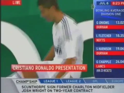 Englezii fac misto de Ronaldo: S-a facut de ras la prezentare!