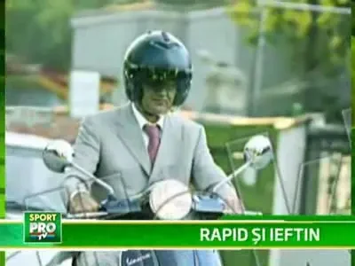 Rapid si ieftin! Vitezomanul Copos a dat masina.. pe scuter!